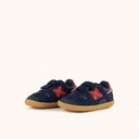 MUNICH BABY GOAL W 37 Classic and flat kids' trainers in navy blue and red with velcro closure (6)