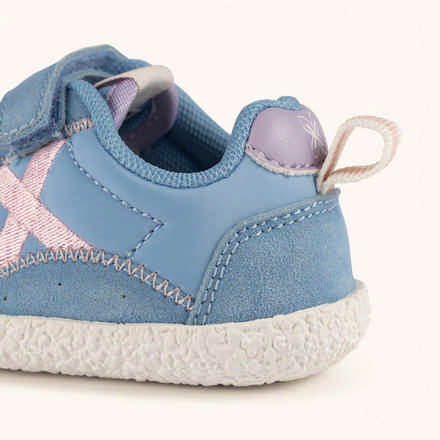 MUNICH BABY GOAL W 37 Classic and flat kids' trainers in navy blue and red with velcro closure (9)