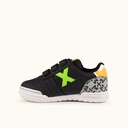 MUNICH G-3 KID VCO 467 Children's Indoor Football Shoes Black and Green with Velcro (4)