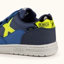 MUNICH G-3 KID VCO 468 Children's Indoor Football Shoes Blue and Yellow with Velcro (3)