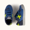 MUNICH G-3 KID VCO 468 Children's Indoor Football Shoes Blue and Yellow with Velcro (7)