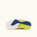 MUNICH RONDITO KID 22 Children's indoor football shoes in yellow with a black logo, blue details, and elastic laces. (5)