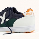 MUNICH G-3 470 Futsal shoe Dark Green and Navy Blue with White and Orange Details (3)