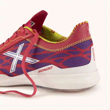MUNICH G-3 470 Futsal shoe Dark Green and Navy Blue with White and Orange Details (11)