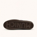 MUNICH BREAK PREMIUM 56 Retro tennis and skate Sneakers low-top olive green and navy blue with brown sole (5)