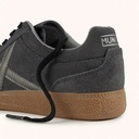 MUNICH BREAK PREMIUM 56 Retro tennis and skate Sneakers low-top olive green and navy blue with brown sole (9)
