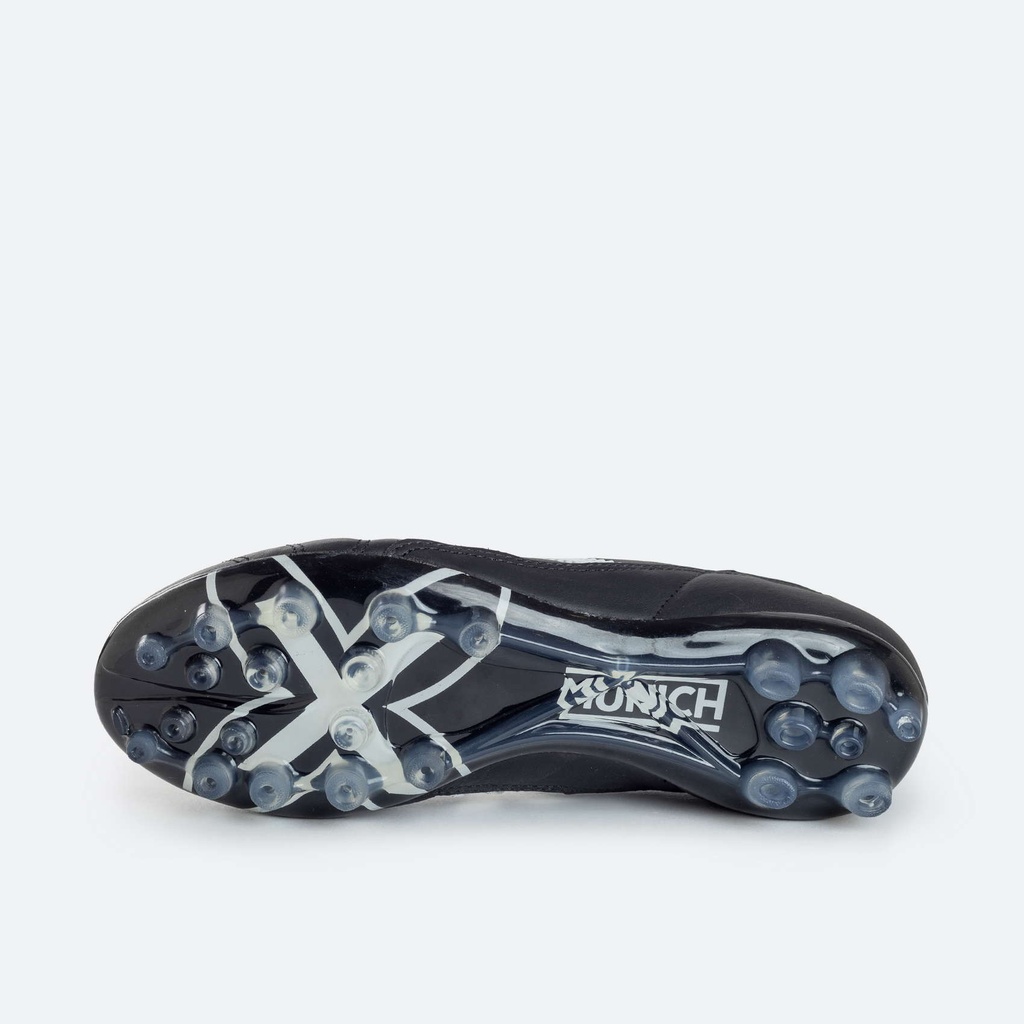 MUNICH MUNDIAL 2.0 AG-23 33 Zapatillas fÃºtbol diseÃ±o tÃ©cnico negro y blanco (5)
