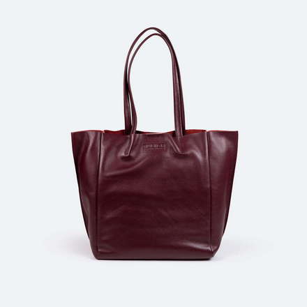 Bolso Shopper de Piel Vacuna Color Cuero | LOFT (11)