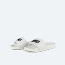 Zapatillas clÃ¡sicas y planas de verano en color blanco y logo munich negro MUNICH FLAT SLIDER 42 (1)