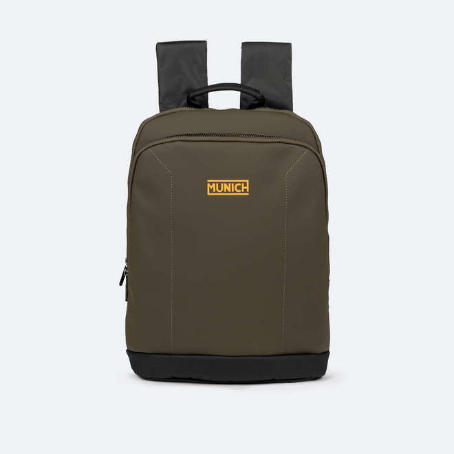 Mochila Kaki Slim con Compartimento para PortÃ¡til JUNGLE BACKPACK SLIM (1)