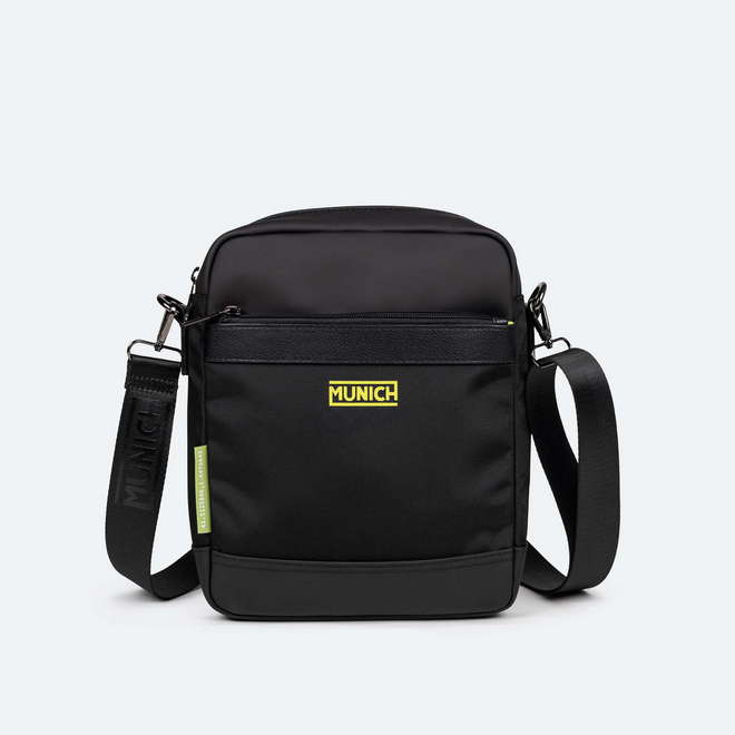 Bandolera Negra de Alta Resistencia con Bolsillo Frontal JUNGLE CROSSBODY (1)