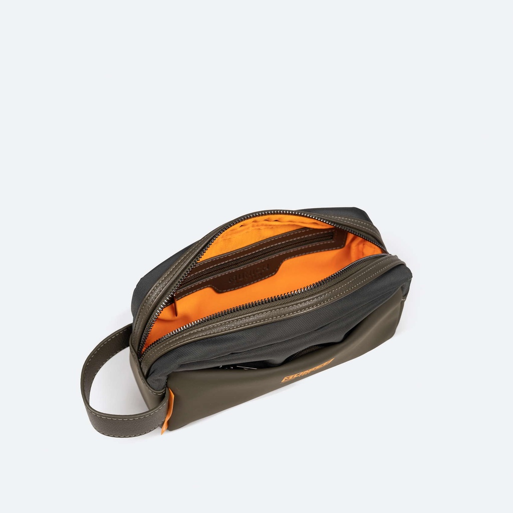 Neceser Kaki de Alta Resistencia con Bolsillo Oculto JUNGLE TOILETRY BAG (5)