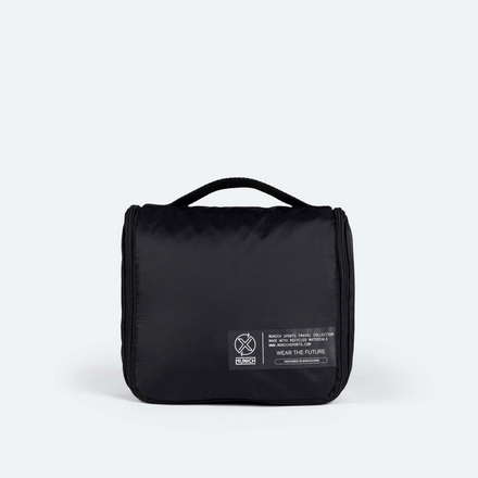 Neceser negro de poliéster reciclado MUNICH GATE X-39 TOILETRY (2)