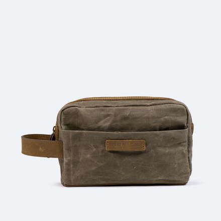 Neceser Premium Craft Heritage en Canvas Encerado y Piel (7)