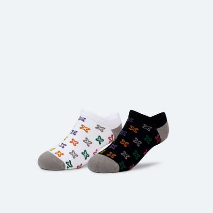 Calcetines MUNICH crew sport de algodón-poliéster-espandex negro (7)