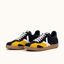 MUNICH ARQUERO 29 Zapatillas clÃ¡sicas balonmano retro negro y amarillo profesional (6)