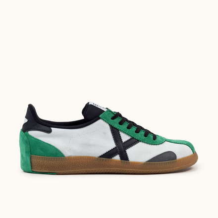 MUNICH ARQUERO 29 Zapatillas clÃ¡sicas balonmano retro negro y amarillo profesional (7)