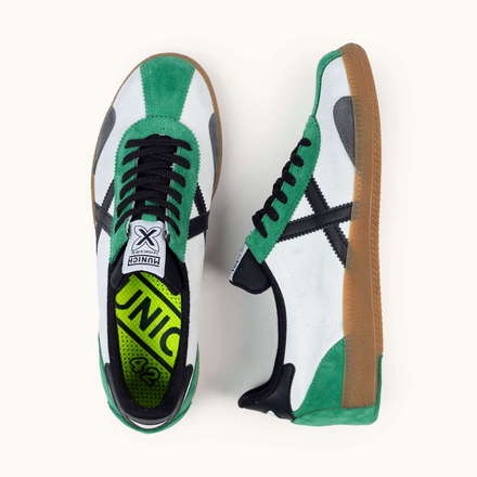MUNICH ARQUERO 29 Zapatillas clÃ¡sicas balonmano retro negro y amarillo profesional (8)