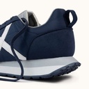 MUNICH RUSH 02 Retro Running Zapatilla Deportiva Blanca con Detalles en Marino y Arena (9)