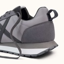 MUNICH RUSH 03 Retro Running Zapatilla Deportiva Gris con Detalles en Antracita y Negro (3)