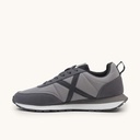 MUNICH RUSH 03 Retro Running Zapatilla Deportiva Gris con Detalles en Antracita y Negro (4)