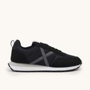 MUNICH RUSH 06 Retro Running Zapatilla Deportiva Negra con Detalles en Antracita y Gris (1)