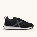 MUNICH RUSH 06 Retro Running Zapatilla Deportiva Negra con Detalles en Antracita y Gris (2)