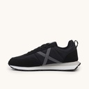 MUNICH RUSH 06 Retro Running Zapatilla Deportiva Negra con Detalles en Antracita y Gris (4)