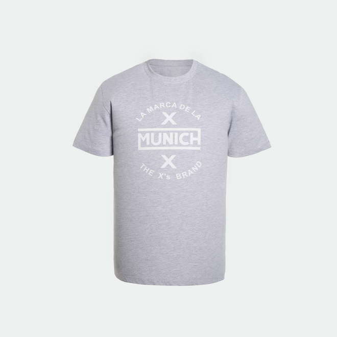 Camiseta MUNICH de algodón gris (1)