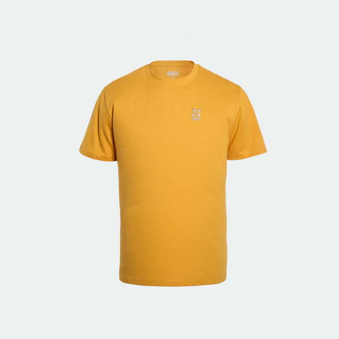 Camiseta MUNICH bÃ¡sica de algodÃ³n mostaza (1)