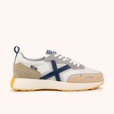 MUNICH XEMINE 70 Sneakers Zapatilla Deportiva Unisex Blanca y Gris con Plataforma (9)