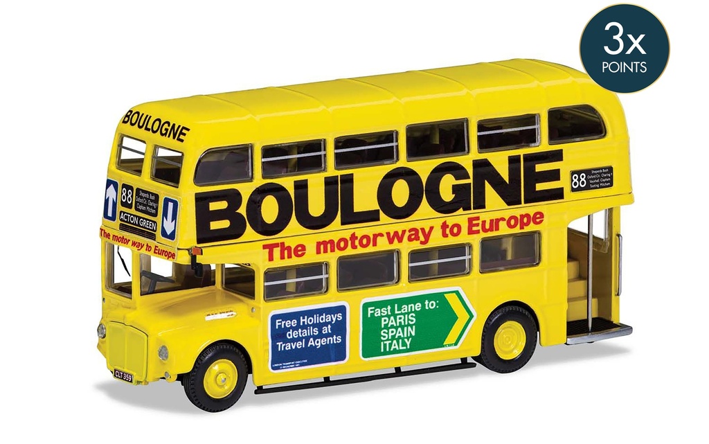 AEC Type RM - London Transport - 359 CLT - Route 88 Acton Green - 'Boulogne, The motorway to Europe'