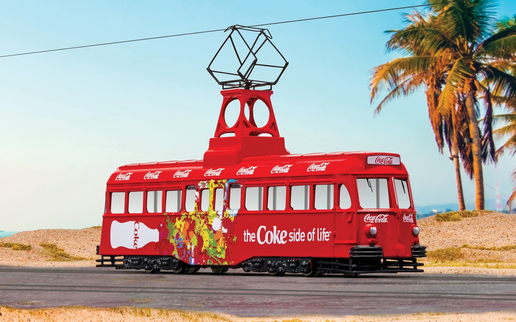 Coca-Cola Single Decker Tram
