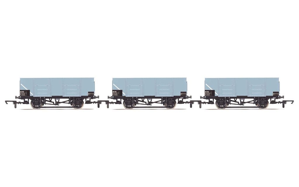 R6906 21T Mineral Wagons, three pack, British Railways - Era 6
