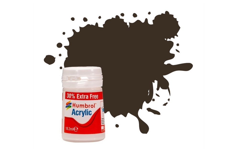 AB0010EP Acrylic Paint: 10 - Service Brown - Gloss - (14ml + 30% Extra Free Pot)