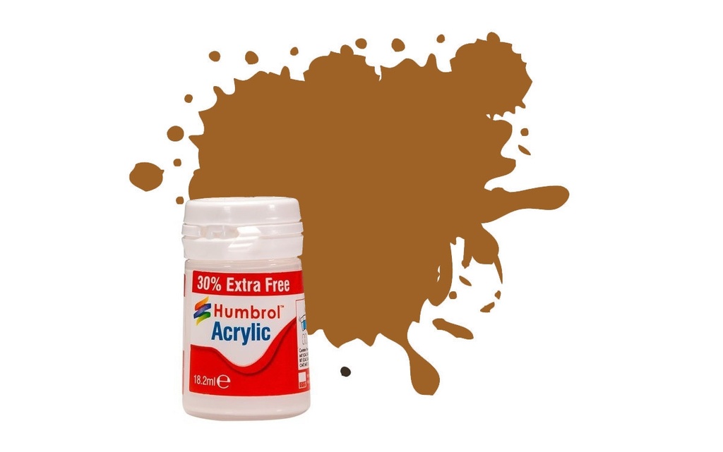 AB0012EP Acrylic Paint: 12 - Copper - Metallic - (14ml + 30% Extra Free Pot)