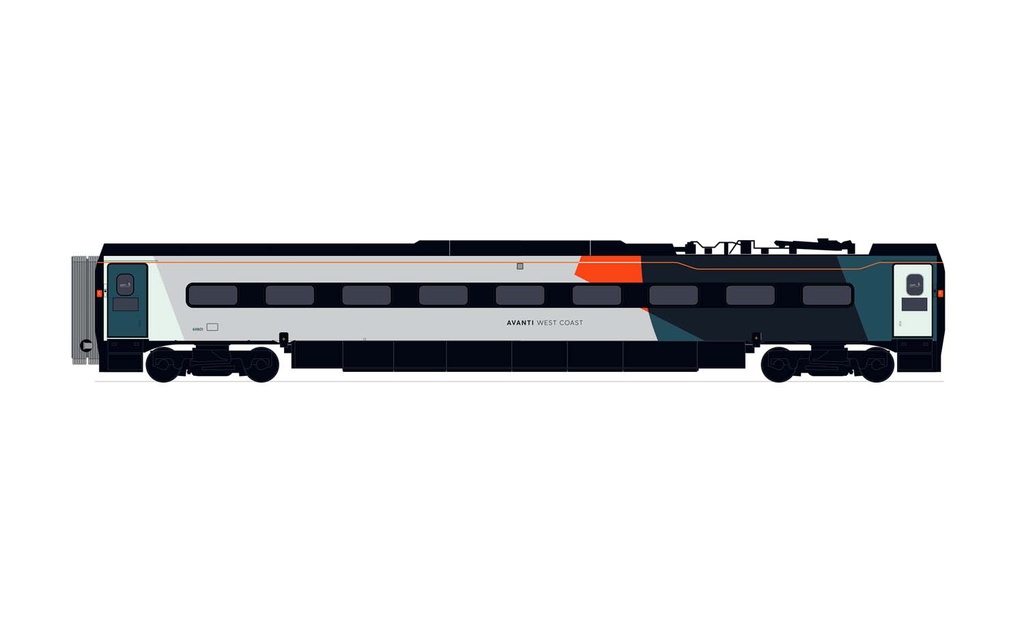R40015 Avanti West Coast, Pendolino Pantograph Standard Buffet (PTSRMB) – Era 11
