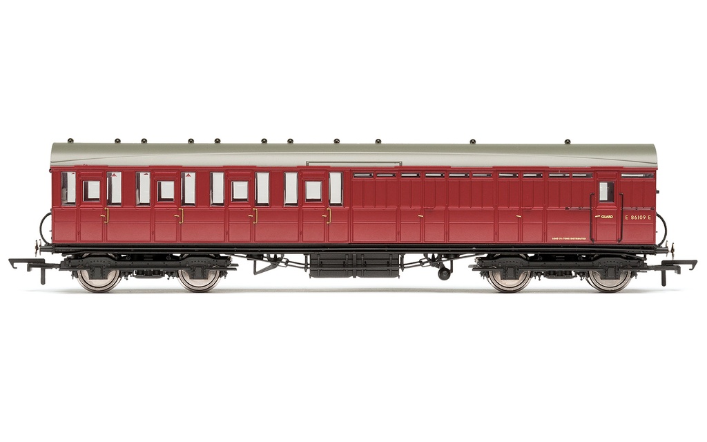 R4522C BR, 51' Gresley Non-Vestibuled Suburban Brake Third, E86109E- Era 5
