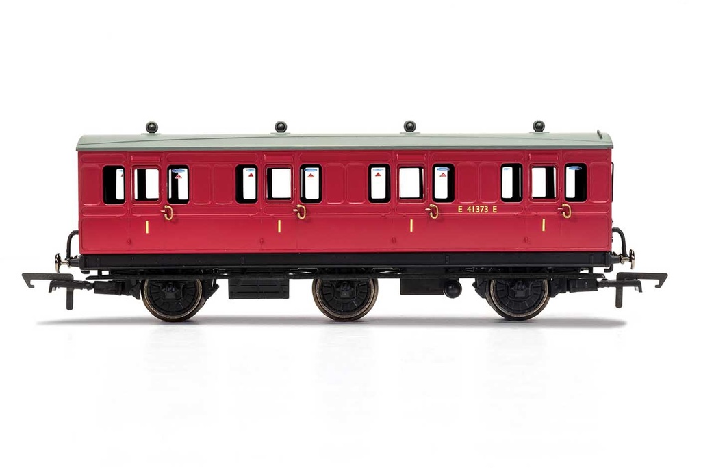 R40077 BR, 6 Wheel Coach, 1st Class, E41373 - Era 4