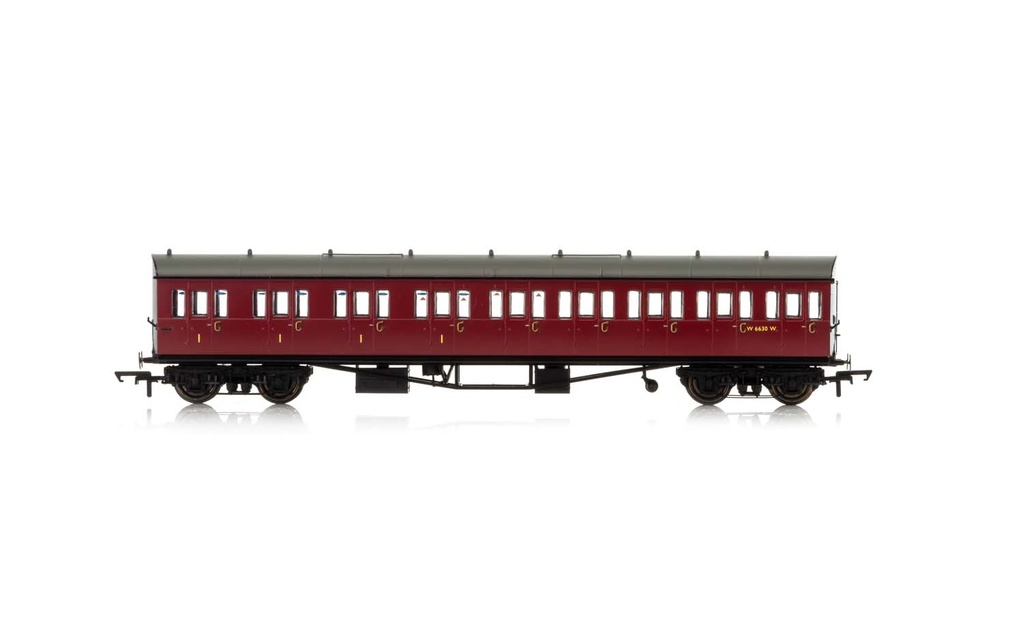 R4878 BR, Collett 57' Bow Ended E131 Nine Compartment Composite (Left Hand), W6630W - Era 4