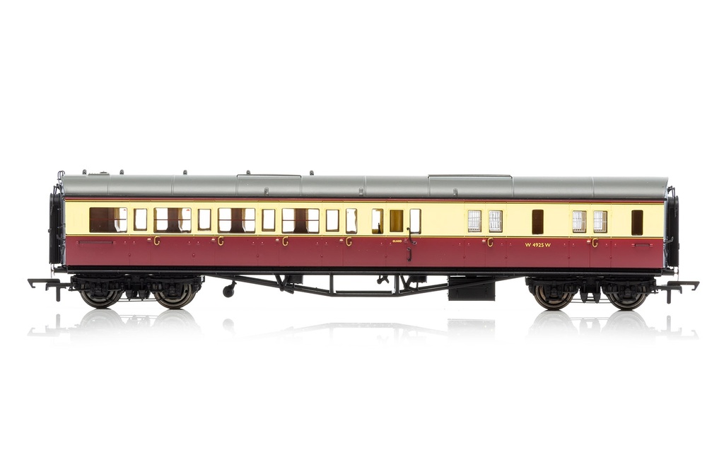 R4685A BR, Collett 'Bow-Ended' Corridor Brake Third (Right Hand), W4925W - Era 4