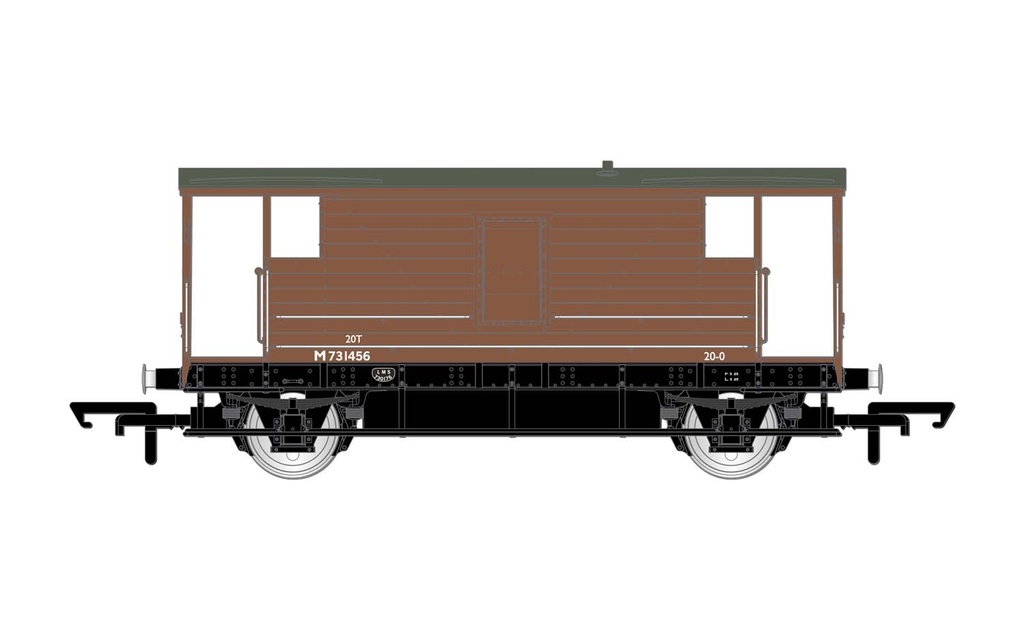 BR, D2068 20T Brake Van, M731456 - Era 4