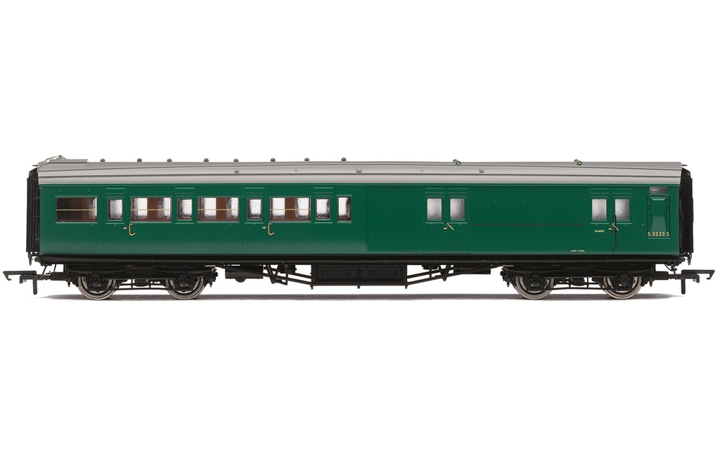 R4841 BR, Maunsell Corridor Four Compartment Brake Second, S3233S 'Set 399' - Era 5