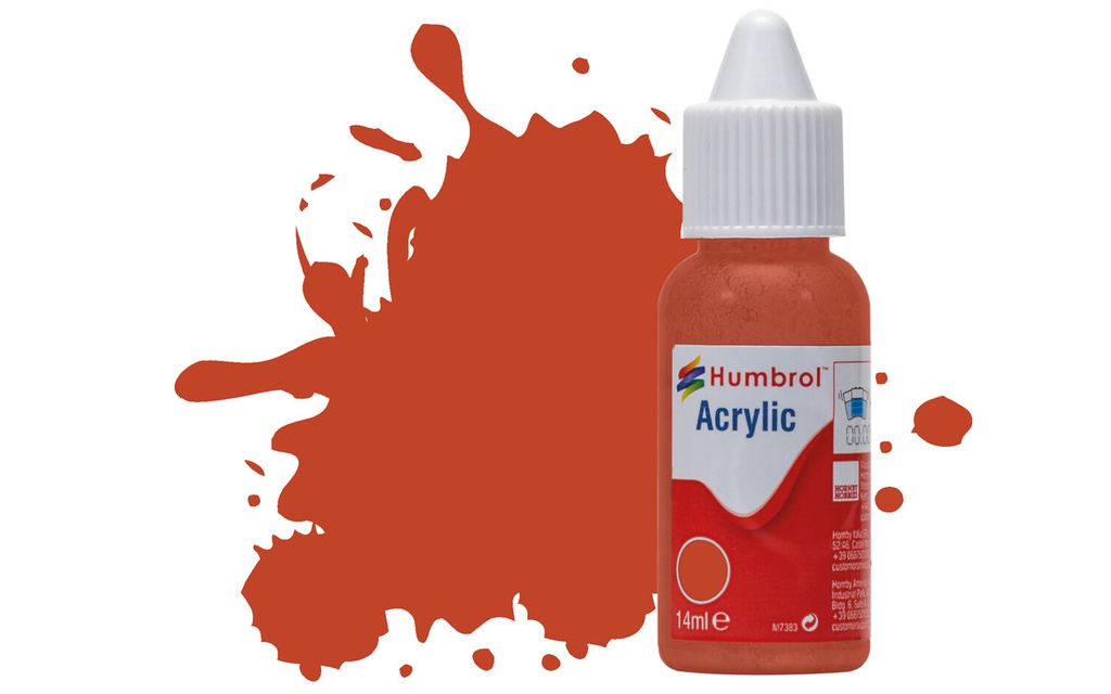 DB0100 Acrylic Paint: 100 - Red Brown - Matt - (14ml)