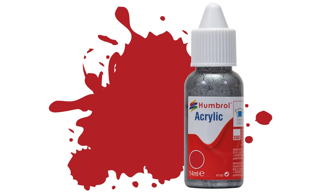 DB0153 Acrylic Paint: 153 - Insignia Red - Matt - (14ml)