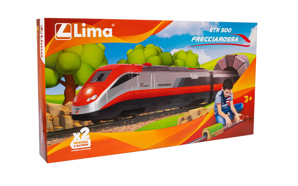 Treno Frecciarossa a batteria scala HO 1:87