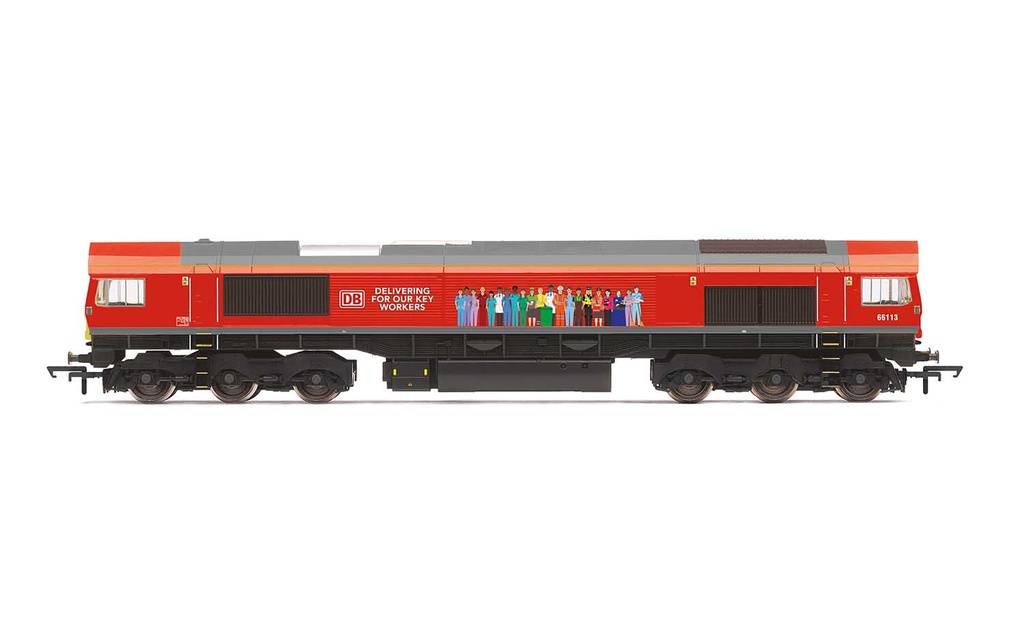 R30074 DB, Class 66, Co-Co, 66113 'Delivering For Our Key Workers' - Era 11