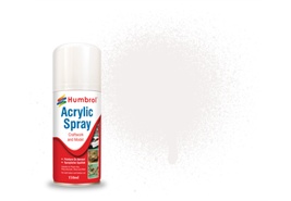 Acrylic Spray: 22 - White - Gloss - (150ml)