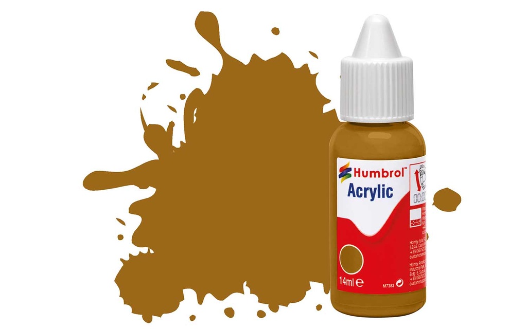 Acrylic Paint: 26 - Khaki - Matt - (14ml)