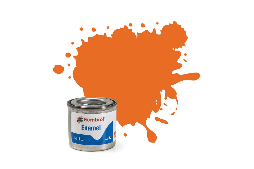 Enamel Paint: 46 - Orange - Matt - (14ml)